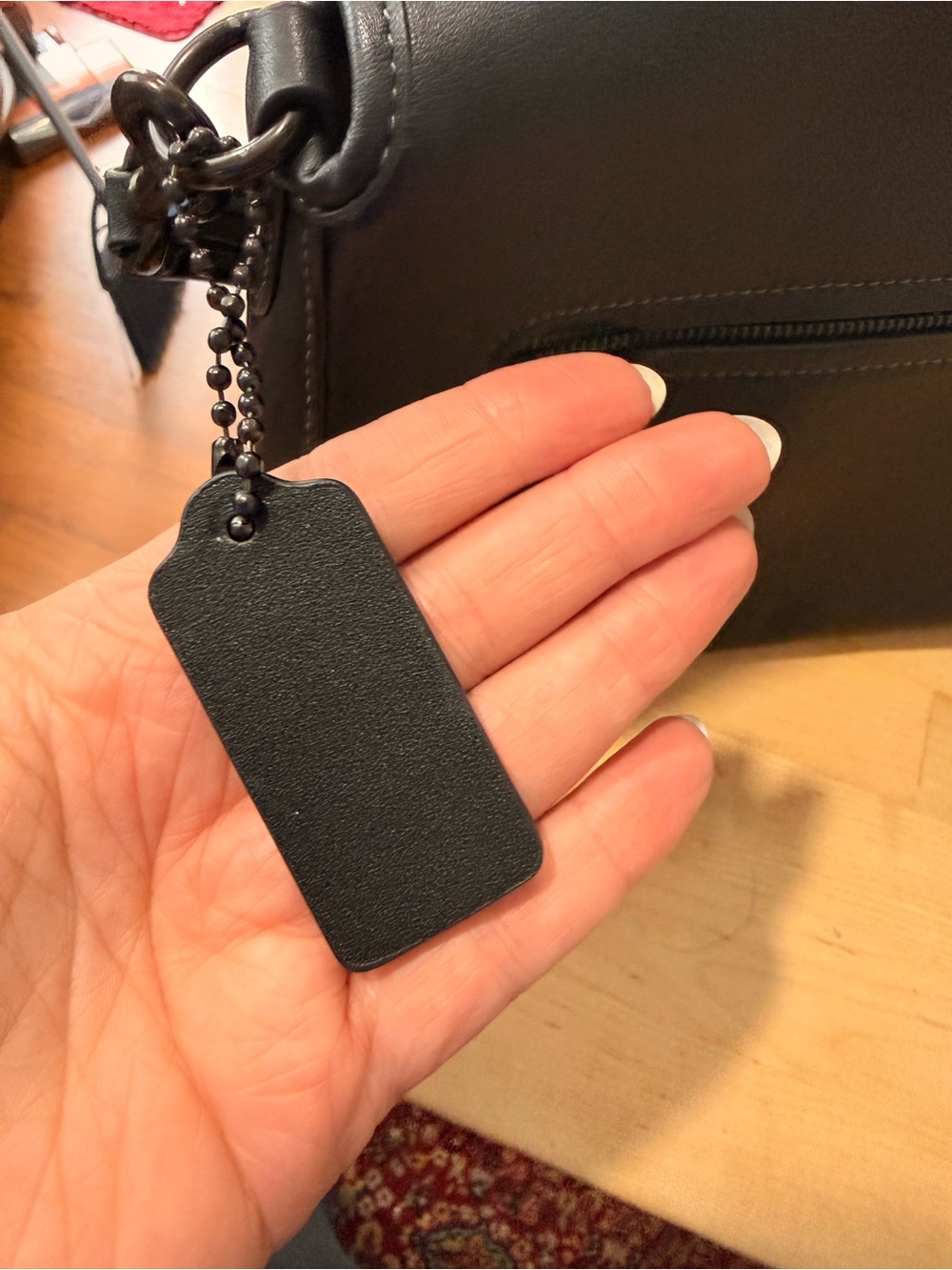 Coach Soft Tabby Black with gunmetal hardware - Picture 5 of 8